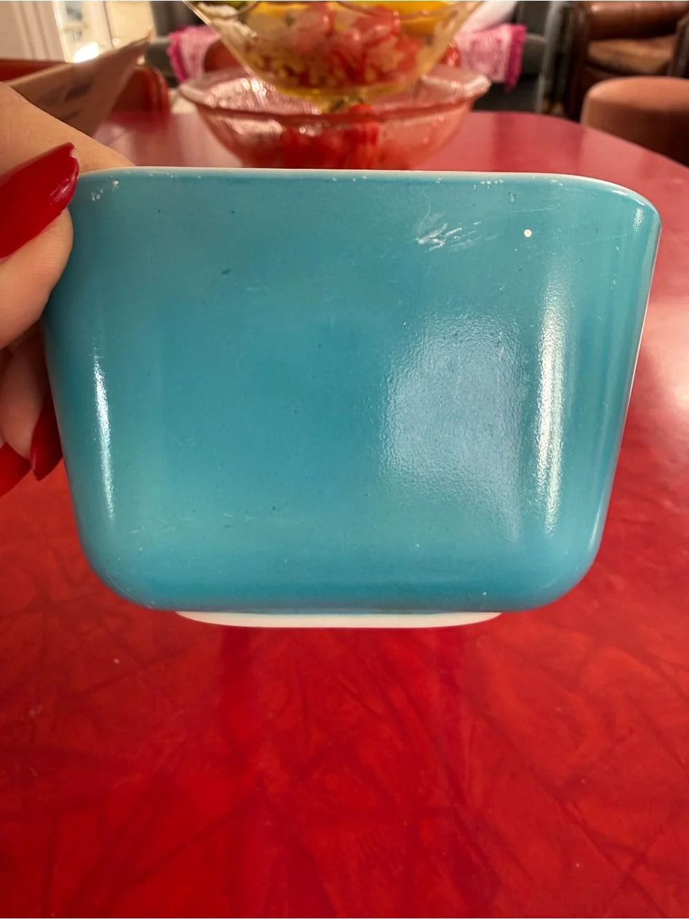 Pyrex Blue Rectangular Glass Baking Dish 38